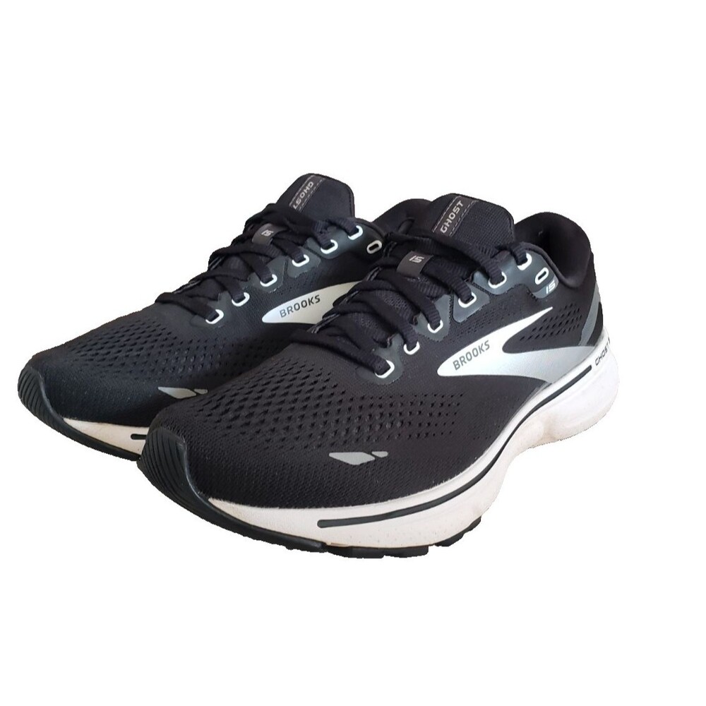 Brooks‎ Ghost 15 Women's Size 9 B Black Running Shoes Sneakers 1203801B012